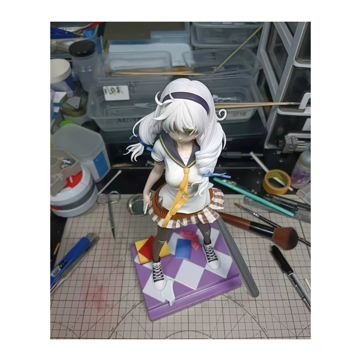 Bandai Honkai Impact 3 Kiana Kaslana Figur, mehrfarbige Anime Statue als Schreibtischdekoration und Sammlerstück - Bild 6