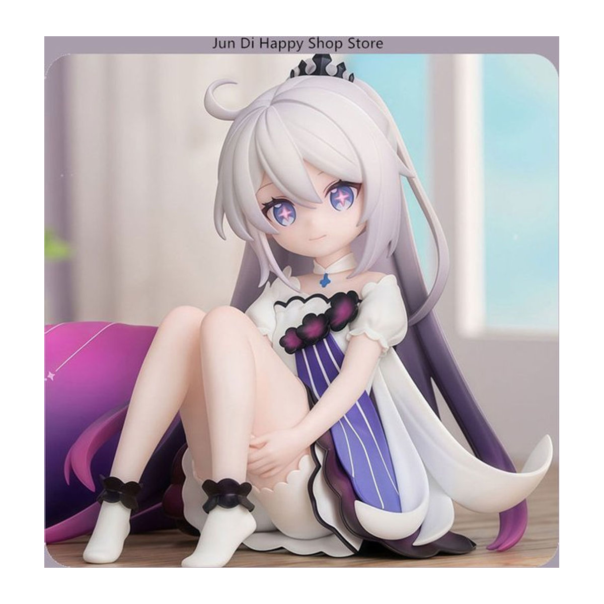 Bandai Honkai Impact 3rd Kiana Kaslana Herrscher of Finality Chibi Anime Figur in Weiß, Höhe: 10 cm - Bild 1