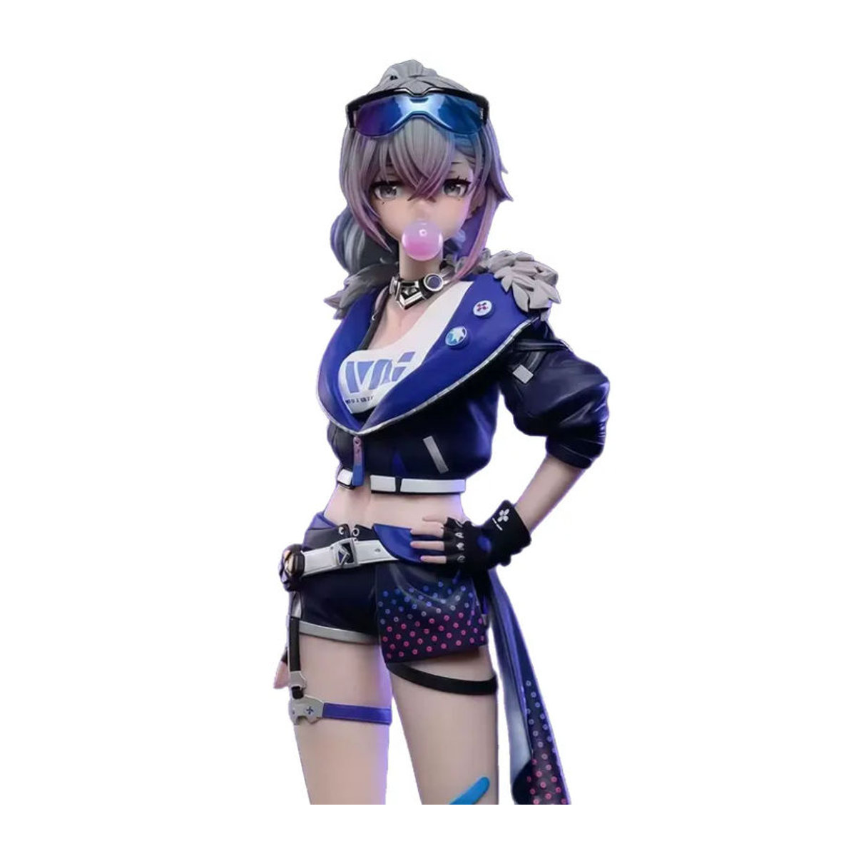 Bandai Honkai Star Rail Silver Wolf Anime Figur Blow Bubbles Modell Statue in Silber und Mehrfarbig - Bild 5