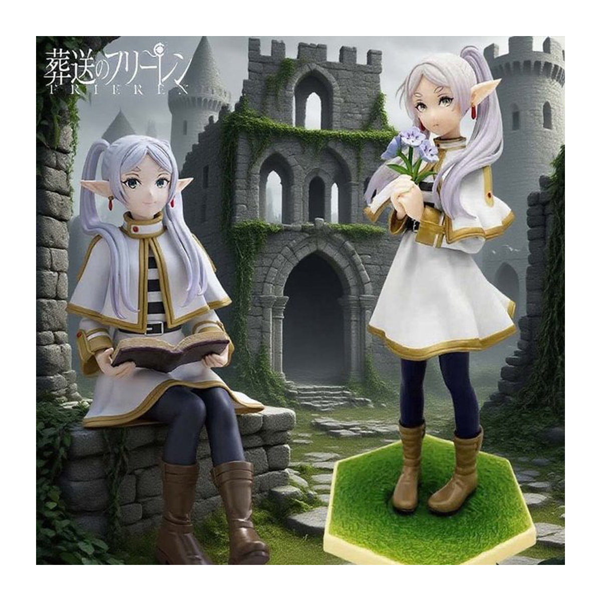 Bandai Hot Frieren Beyond Journey's End Fern Anime Figur Noodle Stopper aus Kunststoff in Weiß - Bild 1