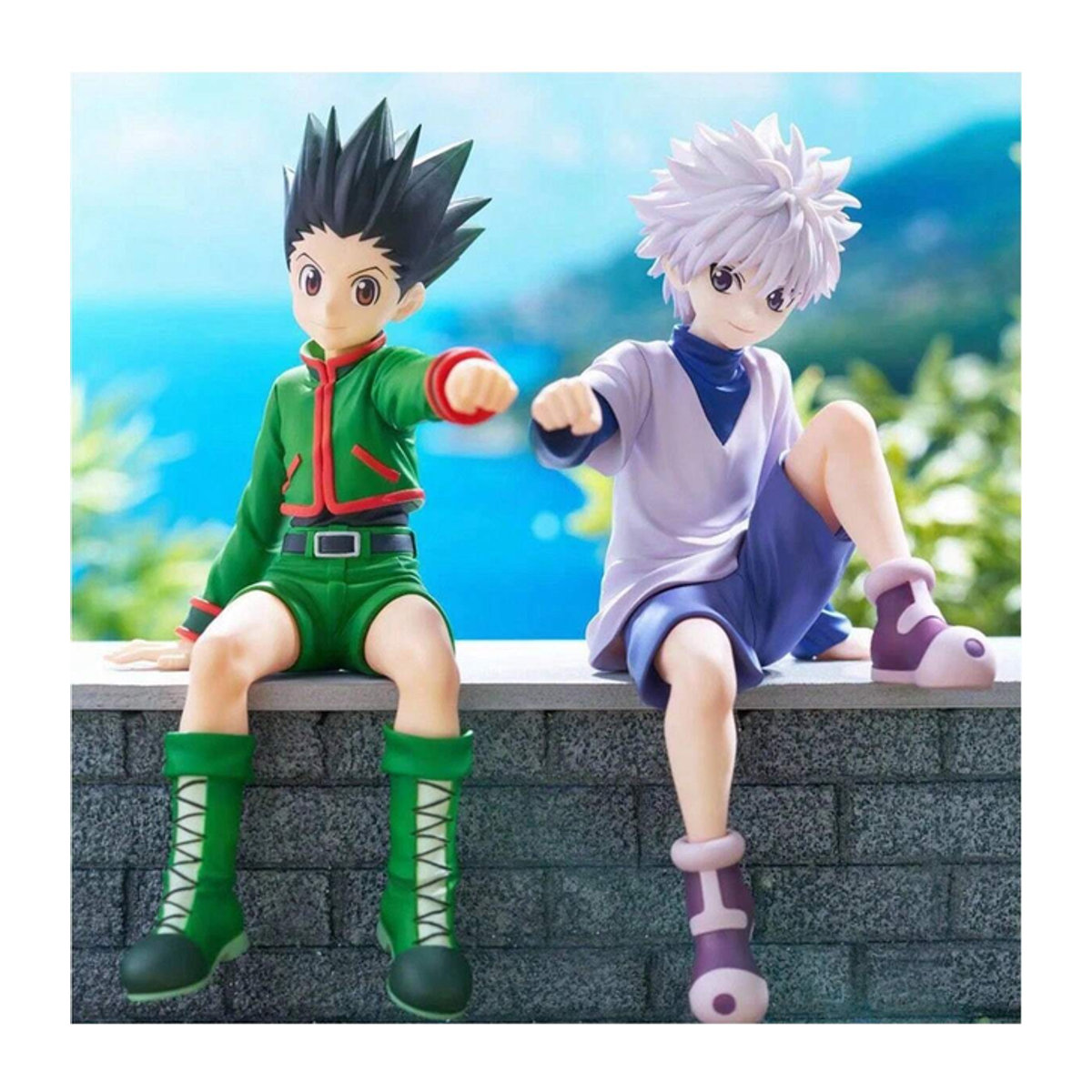 Bandai HUNTER Action-Anime-Figur Sammlerstück in Weiß und Mehrfarbig aus Kunststoff - Bild 1