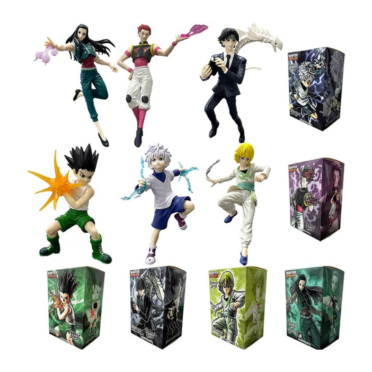 Bandai Hunter x Hunter Anime Figur Chrollo Lucilfer Sammlerstück aus Kunststoff, mehrfarbig, Höhe: 15-23 cm - Bild 1