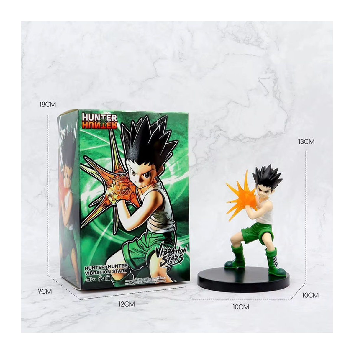 Bandai Hunter x Hunter Anime Figuren Gon Freecss Alluka Zoldyck Chrollo Lucilfer Kurapika Modell aus Kunststoff mehrfarbig Höhe: 13-23 cm - Bild 2