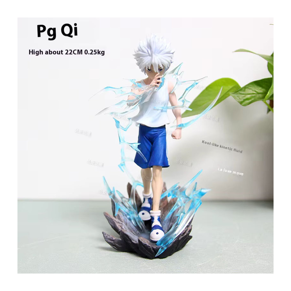 Bandai Hunter x Hunter Killua Zoldyck Actionfigur aus Kunststoff, mehrfarbiges Anime Modell für Sammler und Dekoration - Bild 2