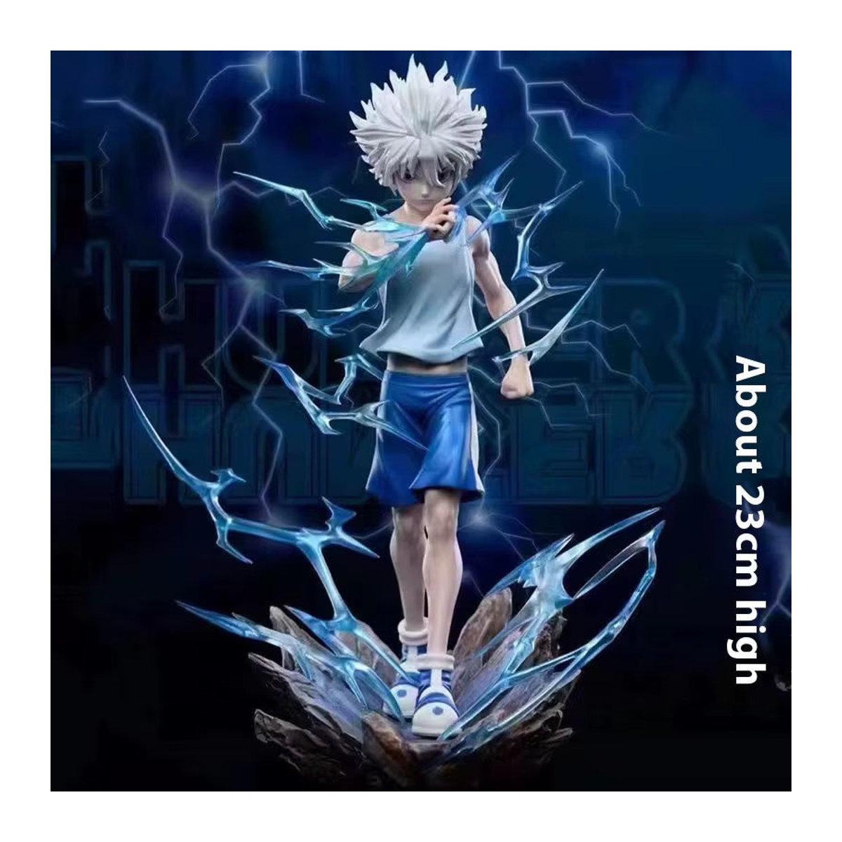 Bandai Hunter x Hunter Killua Zoldyck Actionfigur aus Kunststoff, mehrfarbiges Anime Modell für Sammler und Dekoration - Bild 4