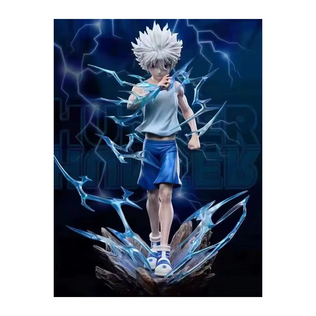 Bandai Hunter x Hunter Killua Zoldyck Actionfigur aus Kunststoff, mehrfarbiges Anime Modell für Sammler und Dekoration - Bild 7