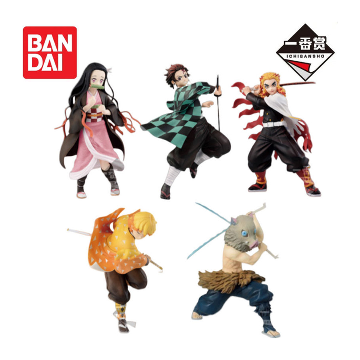 Bandai Ichiban Kuji Anime Figuren Set aus Kunststoff mehrfarbig - Bild 1