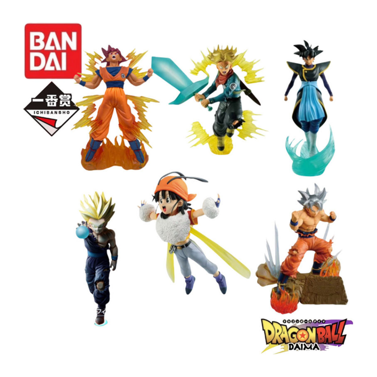 Bandai Ichiban Kuji Explosive Battle Anime Sammlerfigur Goku Trunks Zamasu mehrfarbig - Bild 1