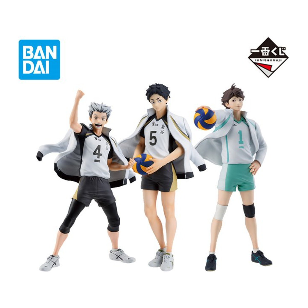 BANDAI Ichiban Kuji Haikyuu!! Anime-Figur Kotaro Bokuto Keiji Akaashi Oikawa Tooru Actionfigur für Kinder, mehrfarbig - Bild 1