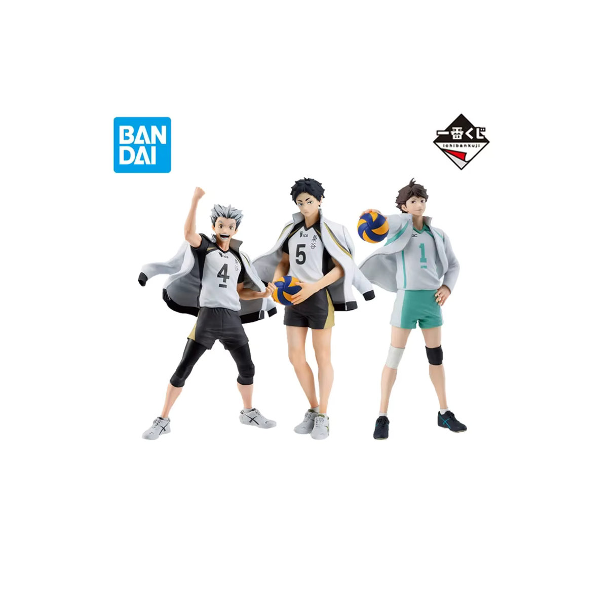 BANDAI Ichiban Kuji Haikyuu!! Anime-Figur Kotaro Bokuto Keiji Akaashi Oikawa Tooru Actionfigur für Kinder, mehrfarbig - Bild 6