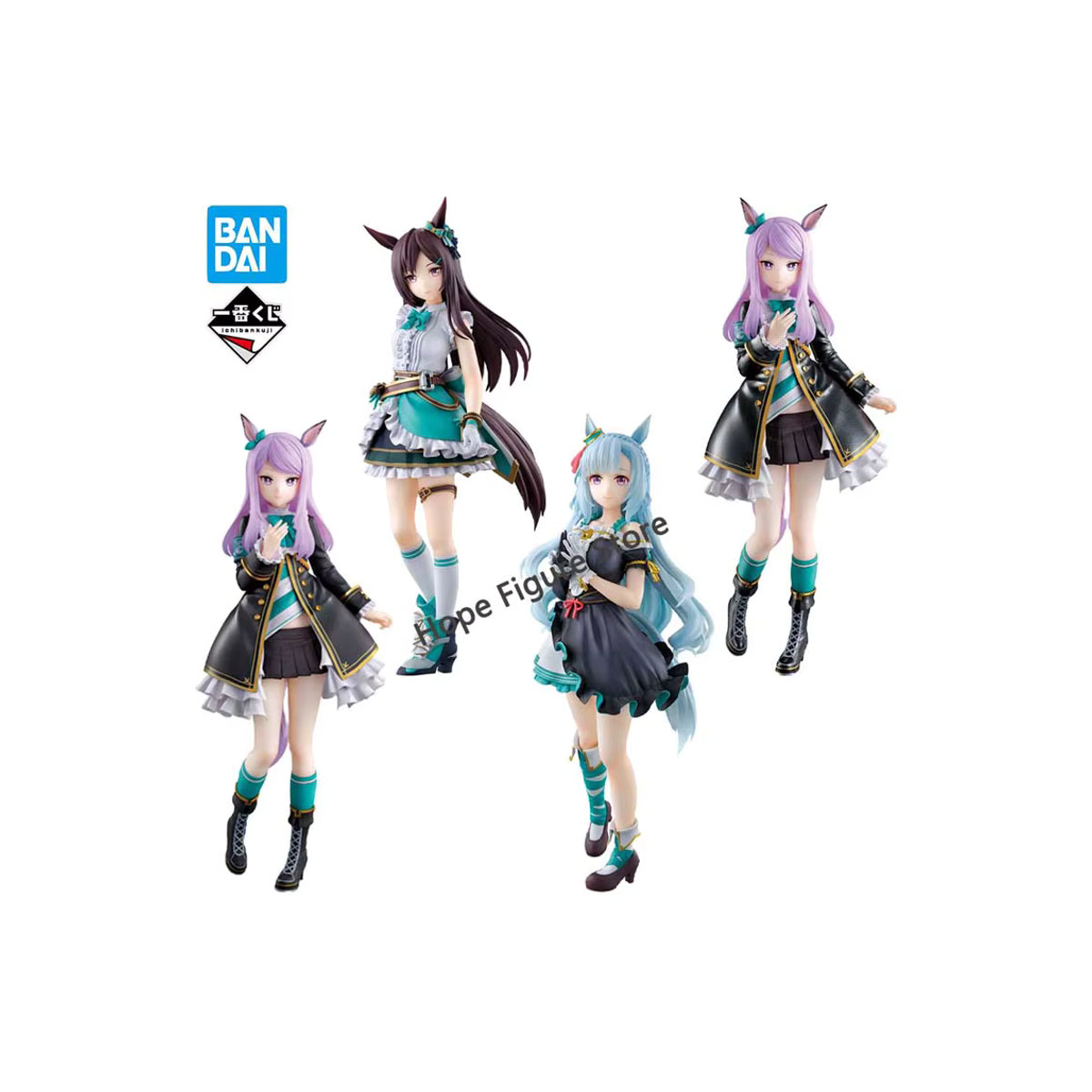 Bandai Ichiban Kuji Uma Musume Pretty Derby Anime Figur Mejiro McQueen und Dober Modell in Mehrfarbig - Bild 6
