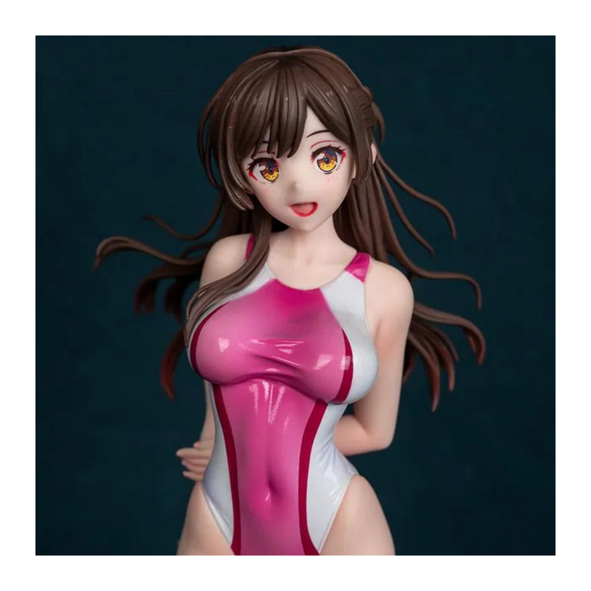 Bandai Ichinose Chizuru Anime Actionfigur im Badeanzug, mehrfarbige PVC-Modell Statue, Höhe: 26 cm - Bild 1