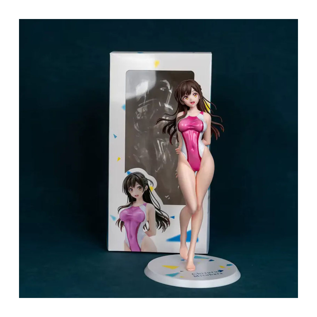 Bandai Ichinose Chizuru Anime Actionfigur im Badeanzug, mehrfarbige PVC-Modell Statue, Höhe: 26 cm - Bild 4