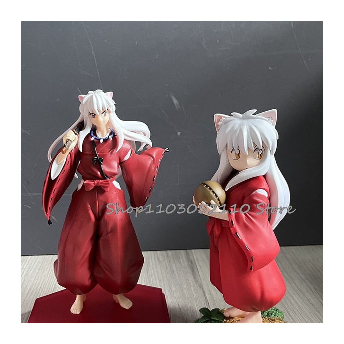 Bandai InuYasha Sesshoumaru Figur in stehender Pose für Kinder, rot - Bild 1