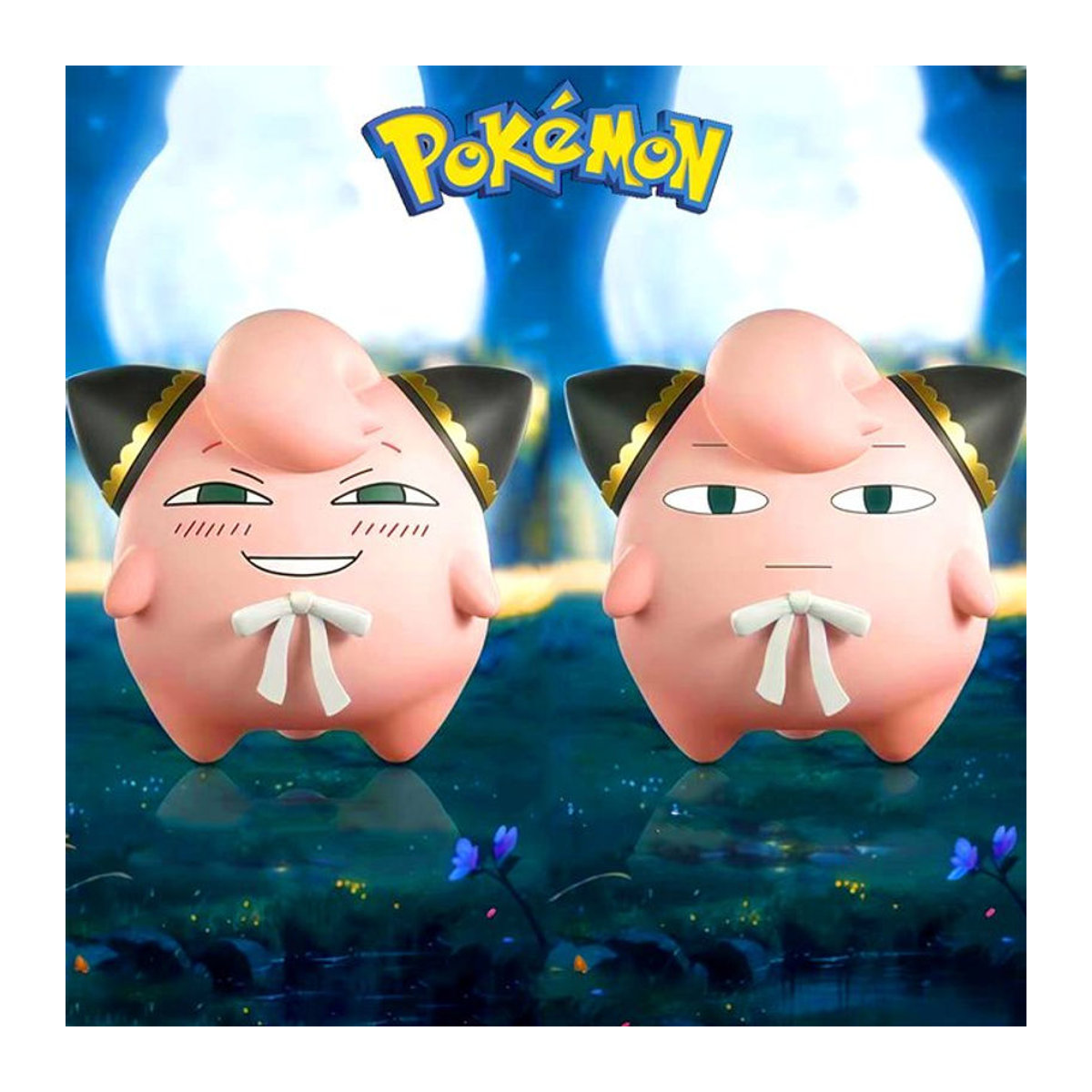 Bandai Jigglypuff Anime Figur aus Kunststoff, Rosa, Höhe: 9,5 cm - Bild 1