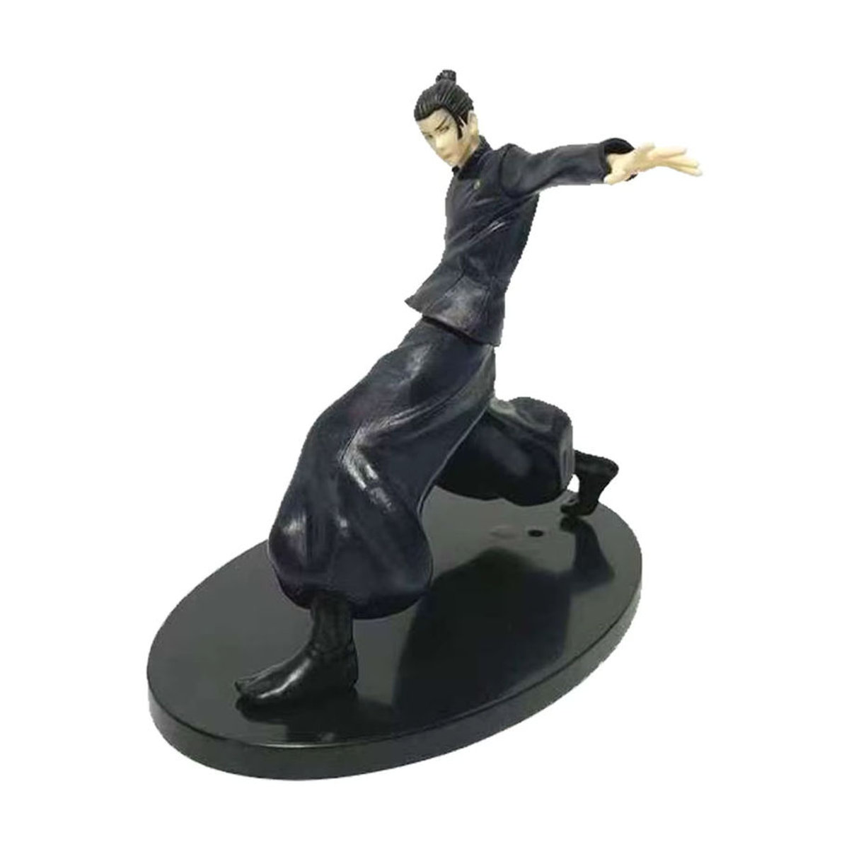 Bandai JJK Anime Actionfigur Geto Suguru Fushiguro Toji Gojo Satoru Modell in Kampfpose aus Kunststoff, Schwarz - Bild 4