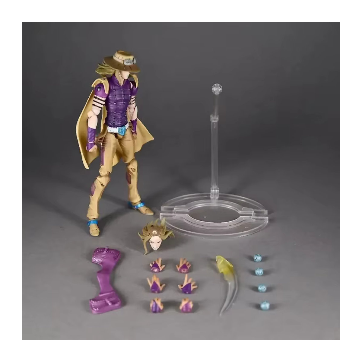 Bandai Jojo's Bizarre Adventure Julius Caesar Zeppel PVC-Figur in Lila und Mehrfarbig, Höhe: 16 cm - Bild 2