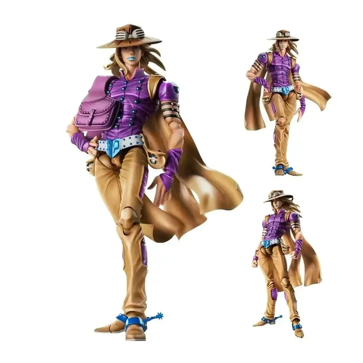 Bandai Jojo's Bizarre Adventure Julius Caesar Zeppel PVC-Figur in Lila und Mehrfarbig, Höhe: 16 cm - Bild 5