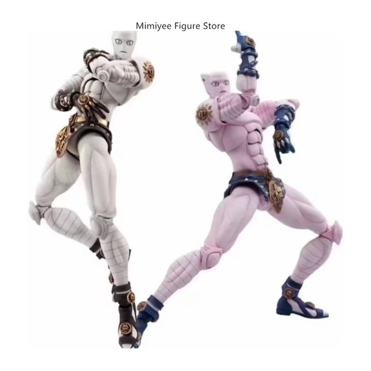 Bandai JoJo's Bizarre Adventure Killer Queen Anime Action Figur in Rosa und Weiß, Höhe: 16 cm - Bild 1