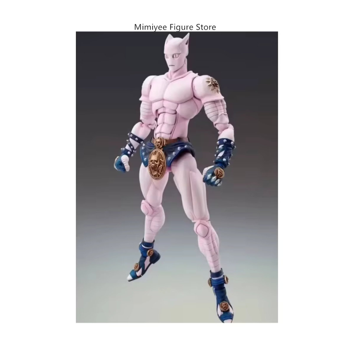 Bandai JoJo's Bizarre Adventure Killer Queen Anime Action Figur in Rosa und Weiß, Höhe: 16 cm - Bild 2