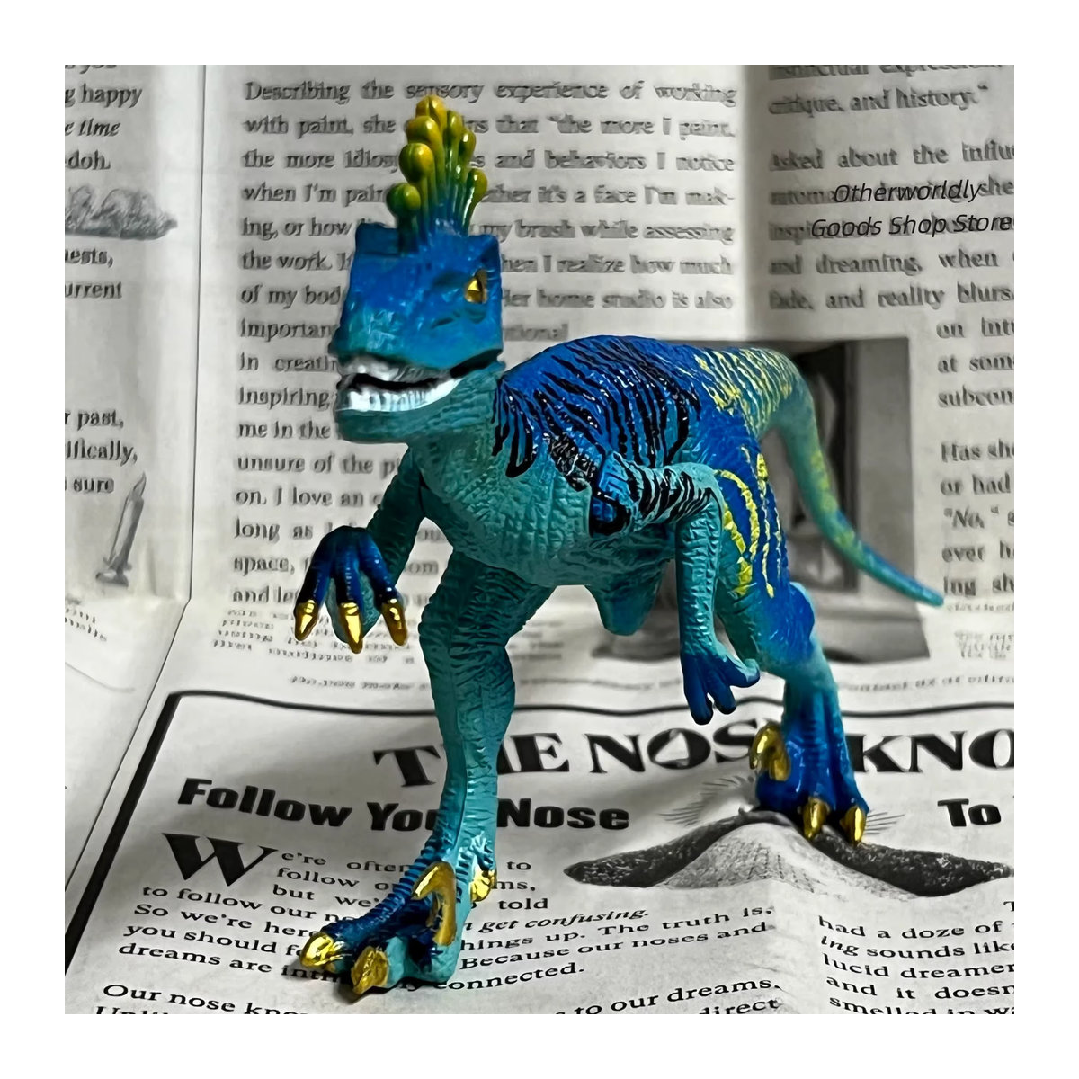 Bandai Jojo's Bizarre Adventure Steel Ball Run Diego Brando Dinosaurier Figur, mehrfarbig - Bild 2
