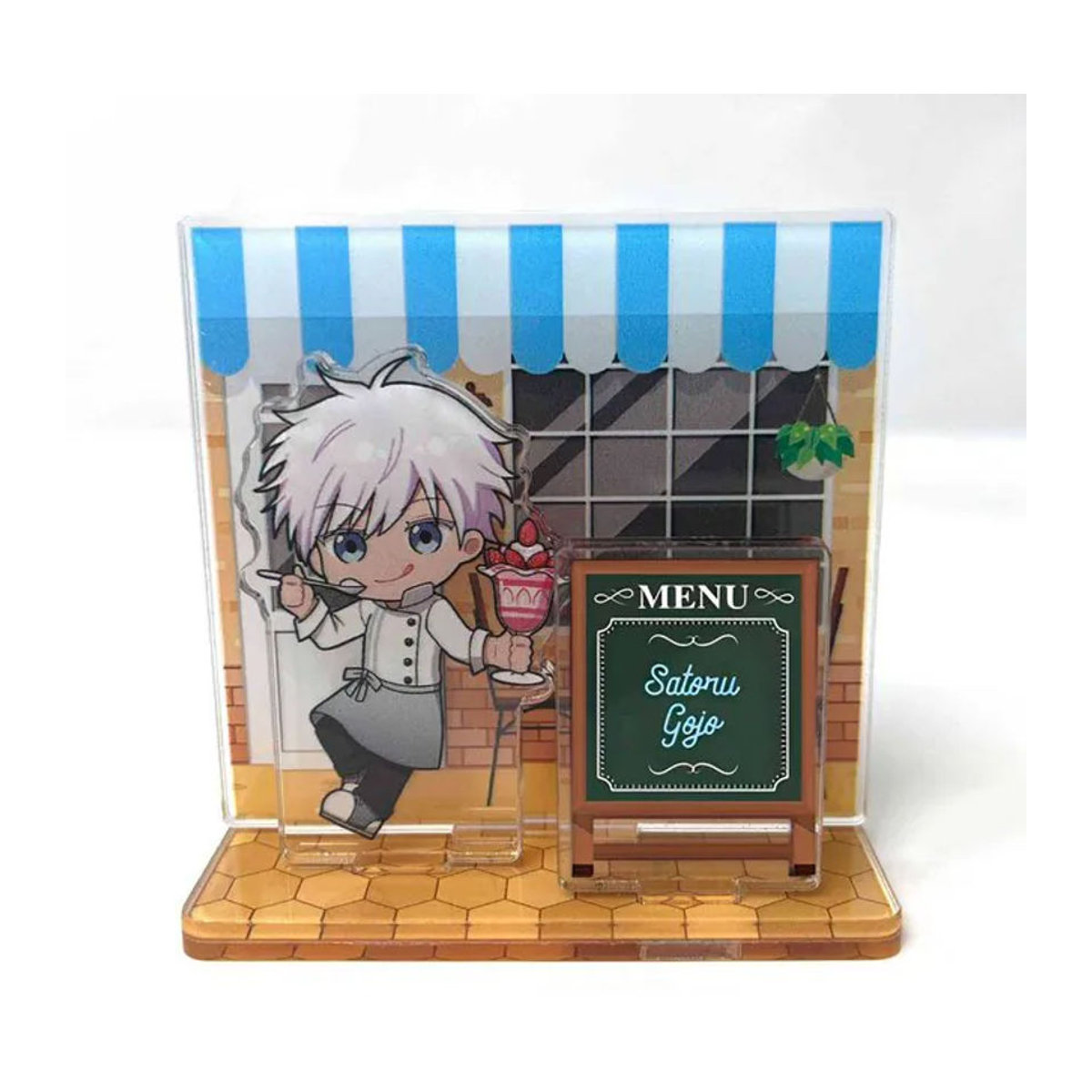 Bandai Jujutsu Kaisen Acryl-Figuren Set mit Yuji Itadori, Satoru Gojo und Megumi Fushiguro in Mehrfarbig - Bild 1