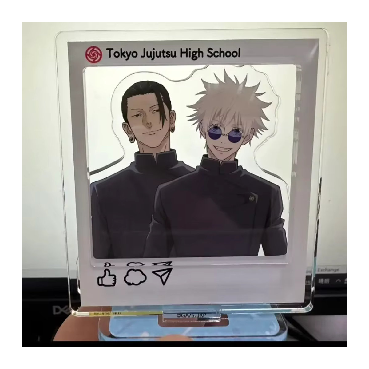 Bandai Jujutsu Kaisen Acryl-Standfigur Gojo Satoru und Getou Suguru mehrfarbig - Bild 2