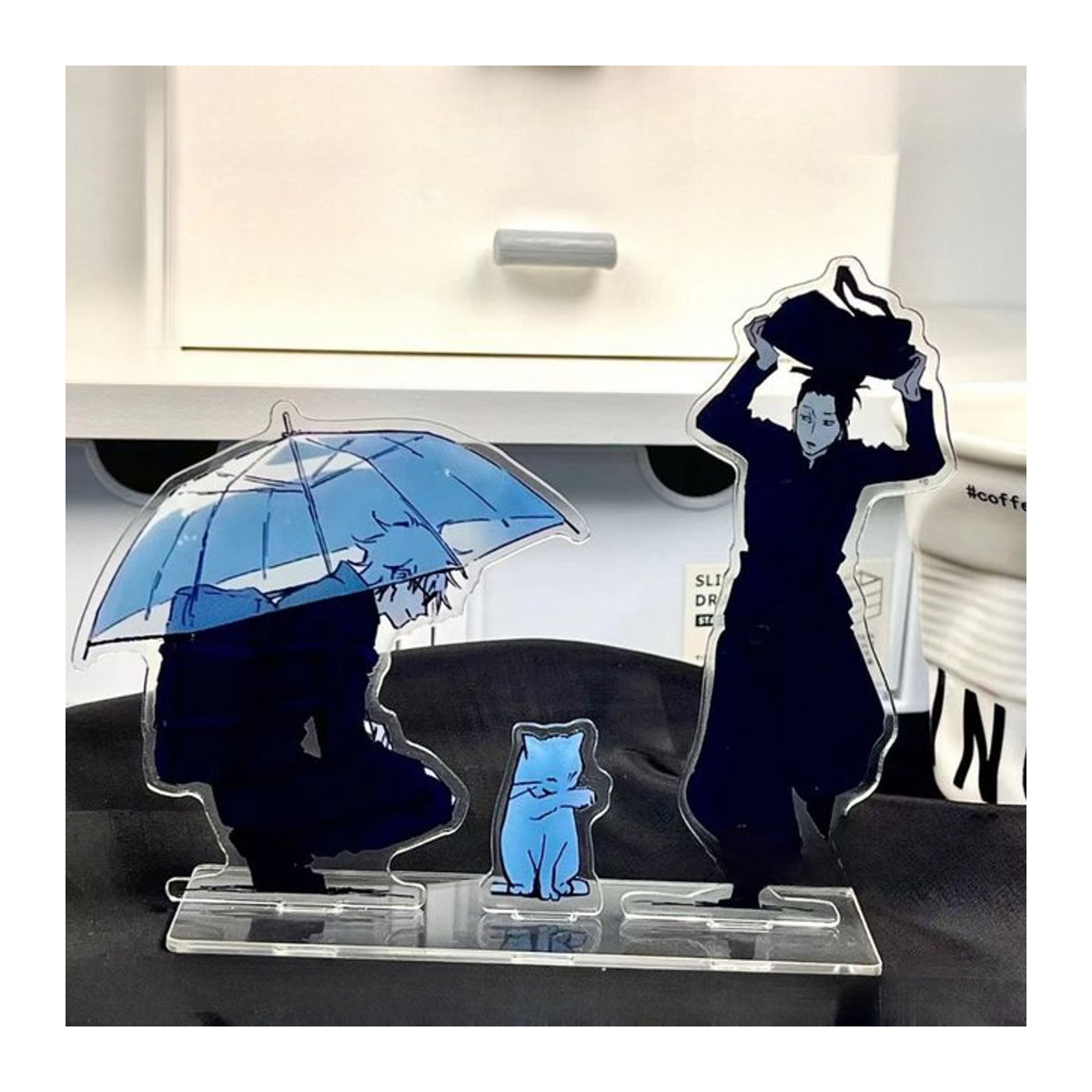 Bandai Jujutsu Kaisen Acryl-Standfigur Satoru Gojo und Geto Suguru Anime-Dekoration mehrfarbig - Bild 1