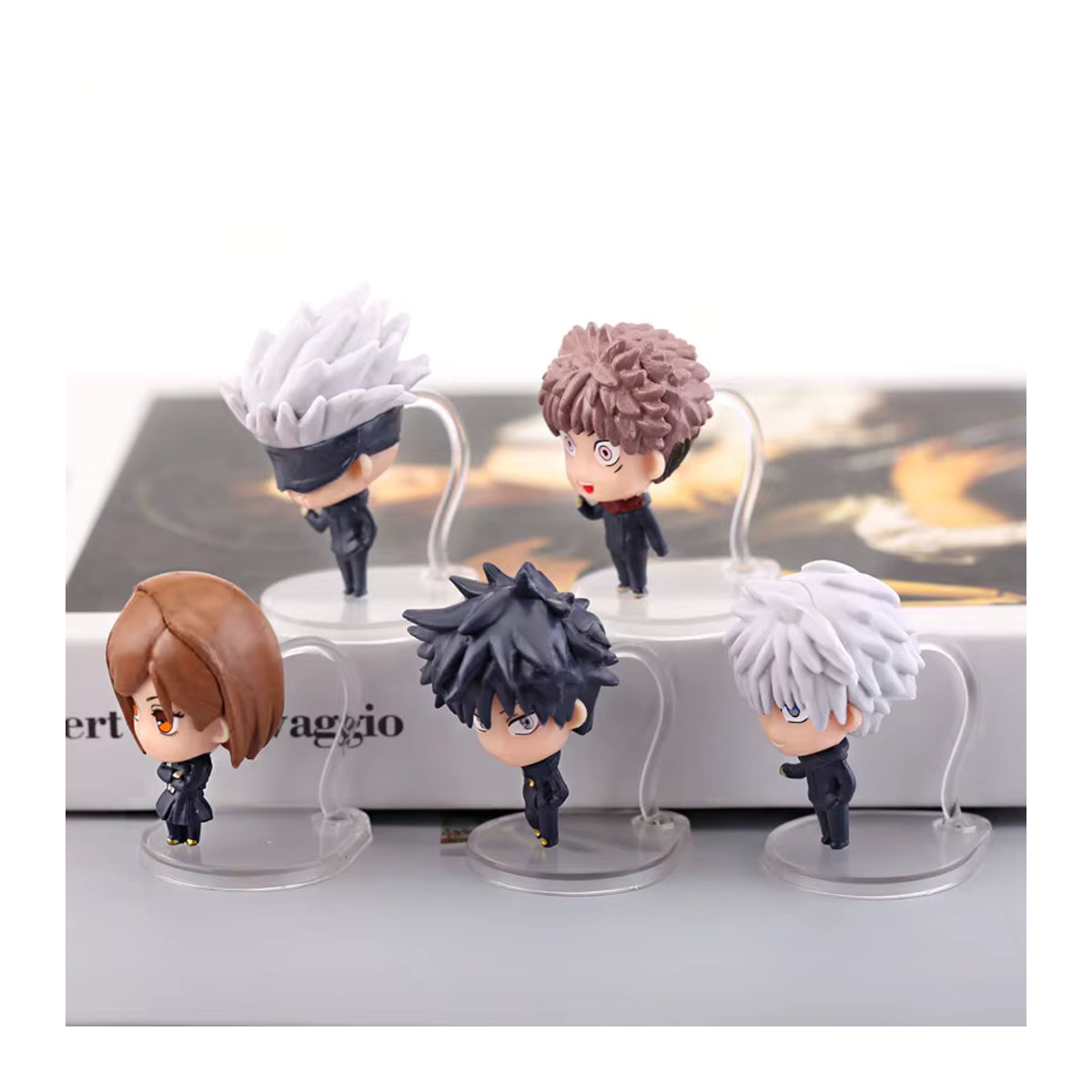 Bandai Jujutsu Kaisen Action Figuren Itadori Yuji PVC Modell Set, mehrfarbig, Höhe: 5 bis 6,5 cm - Bild 2