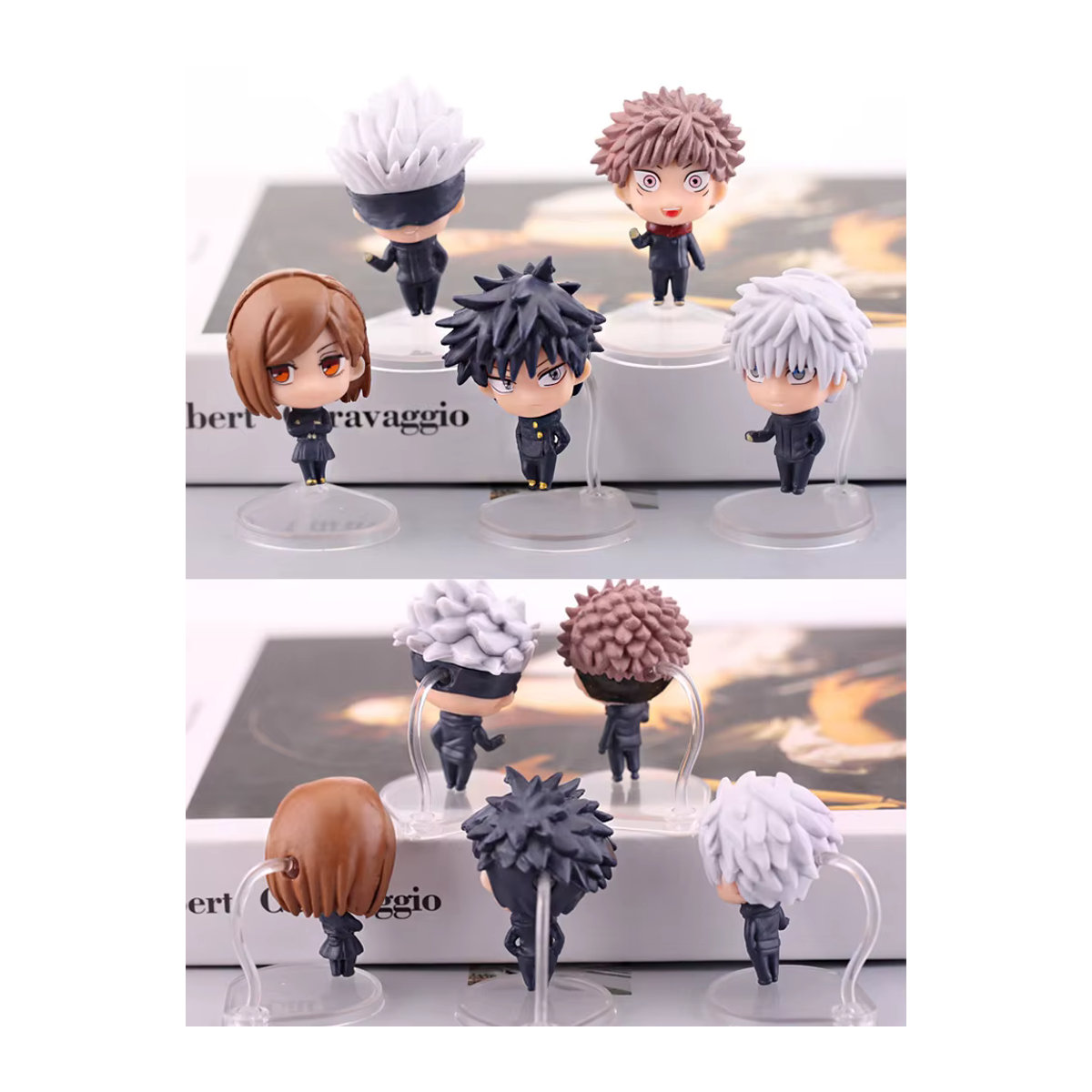 Bandai Jujutsu Kaisen Action Figuren Itadori Yuji PVC Modell Set, mehrfarbig, Höhe: 5 bis 6,5 cm - Bild 5