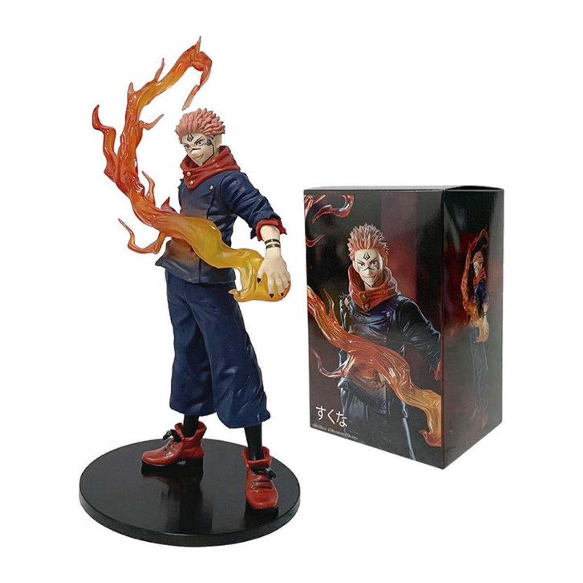 Bandai Jujutsu Kaisen Actionfigur Itadori Yuji aus PVC, mehrfarbig, Höhe: 21 cm - Bild 1