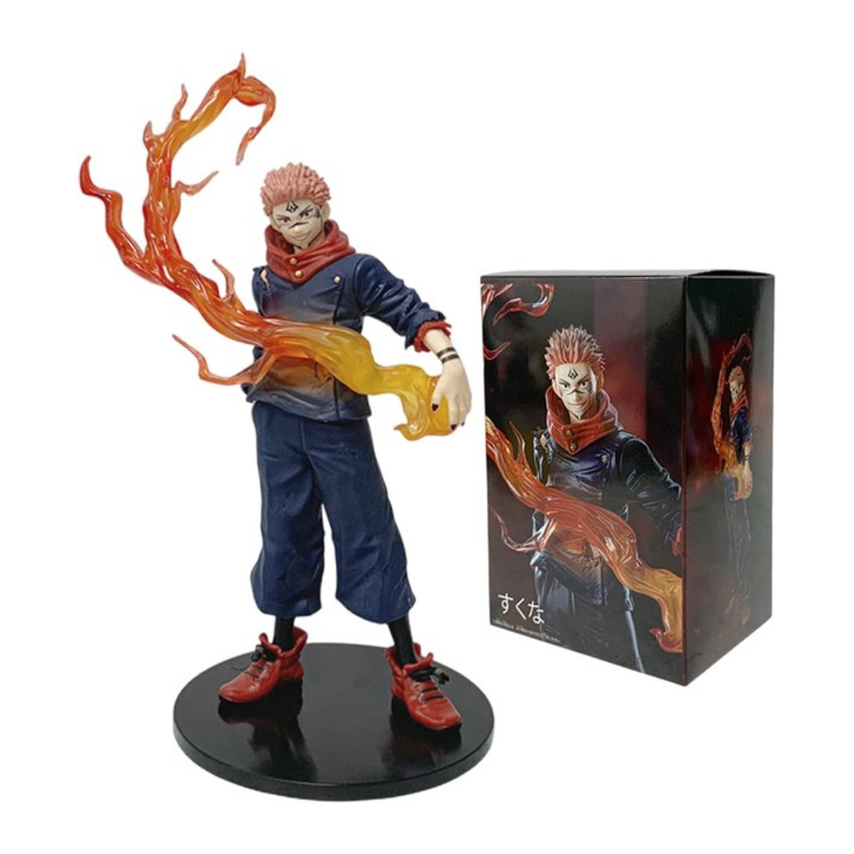 Bandai Jujutsu Kaisen Actionfigur Itadori Yuji aus PVC, mehrfarbig, Höhe: 21 cm - Bild 1