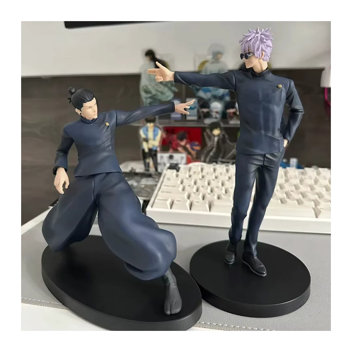Bandai Jujutsu Kaisen Actionfiguren Set mit Gojo Satoru und Fushiguro Megumi aus Kunststoff, Höhe: 18 cm, Farbe: Schwarz - Bild 4