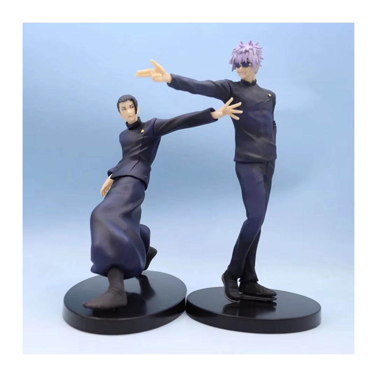 Bandai Jujutsu Kaisen Actionfiguren Set mit Gojo Satoru und Fushiguro Megumi aus Kunststoff, Höhe: 18 cm, Farbe: Schwarz - Bild 5