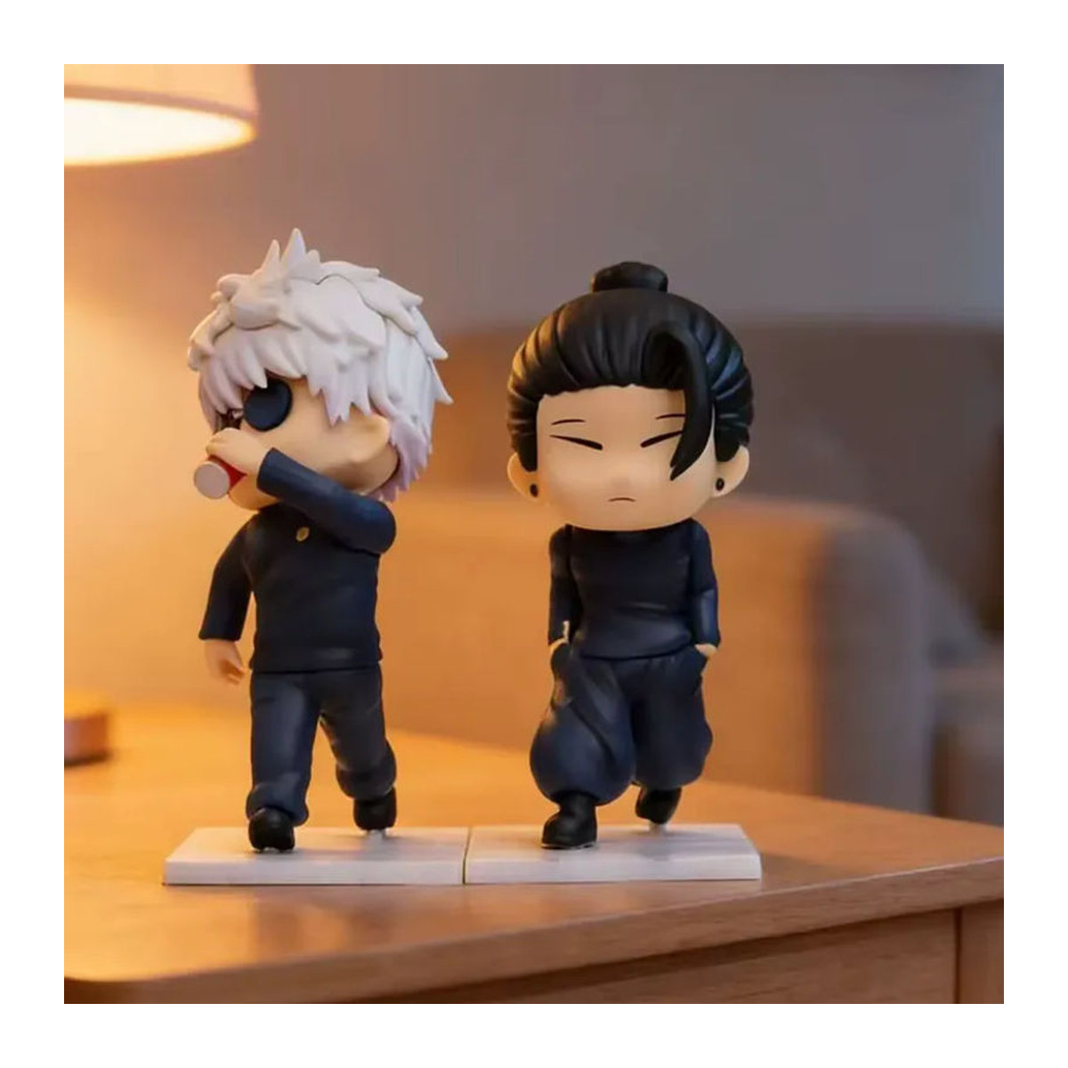 Bandai Jujutsu Kaisen Anime Actionfigur Satoru Gojo und Geto Suguru aus Kunststoff, mehrfarbig, Dekorationsmodell für Sammler - Bild 2