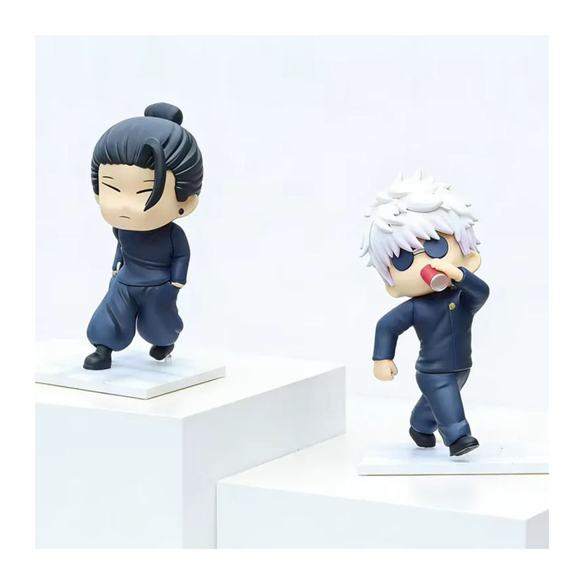 Bandai Jujutsu Kaisen Anime Actionfigur Satoru Gojo und Geto Suguru aus Kunststoff, mehrfarbig, Dekorationsmodell für Sammler - Bild 3