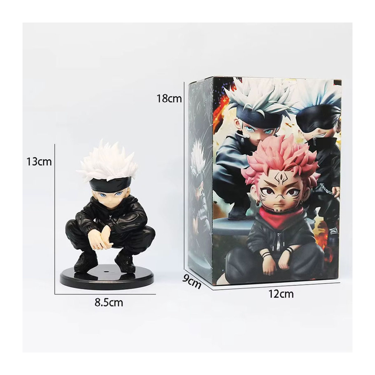 Bandai Jujutsu Kaisen Anime Actionfigur Satoru Gojo und Sukuna Sammelmodell aus Kunststoff, mehrfarbig, Höhe: 15 cm - Bild 6