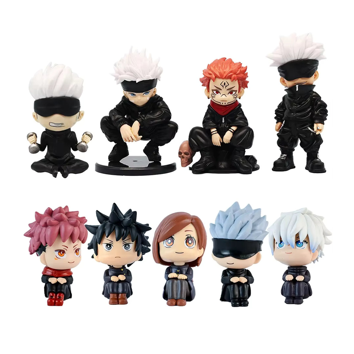 Bandai Jujutsu Kaisen Anime Actionfigur Satoru Gojo und Sukuna Sammelmodell in Mehrfarbig, Höhe: 15 cm - Bild 4