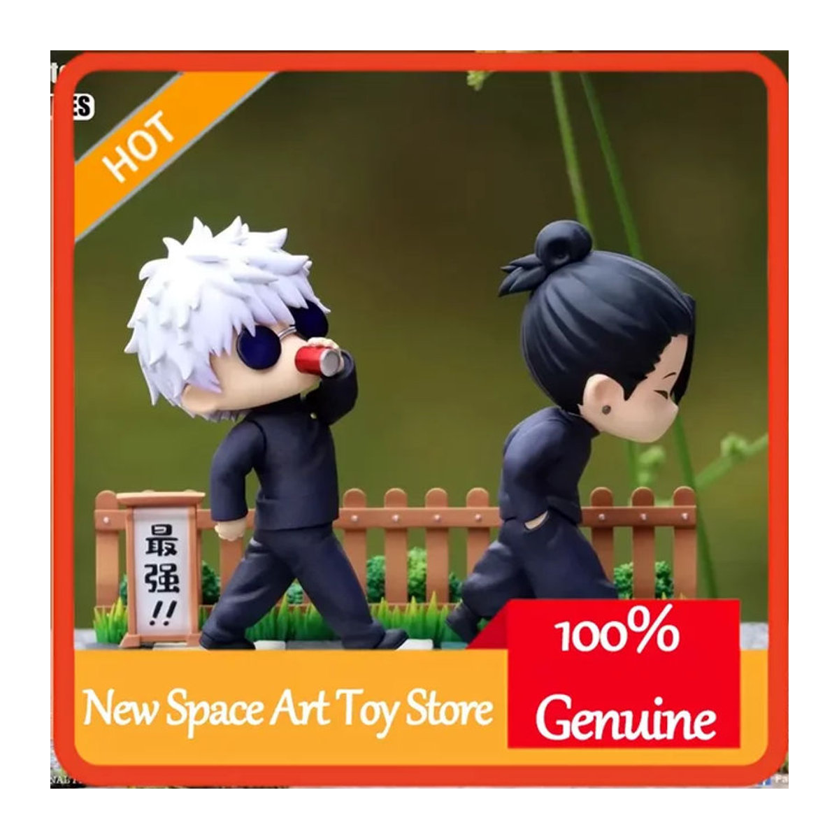 Bandai Jujutsu Kaisen Anime Actionfiguren Satoru Gojo und Geto Suguru Mini Edition PVC GK Statue mehrfarbig - Bild 1