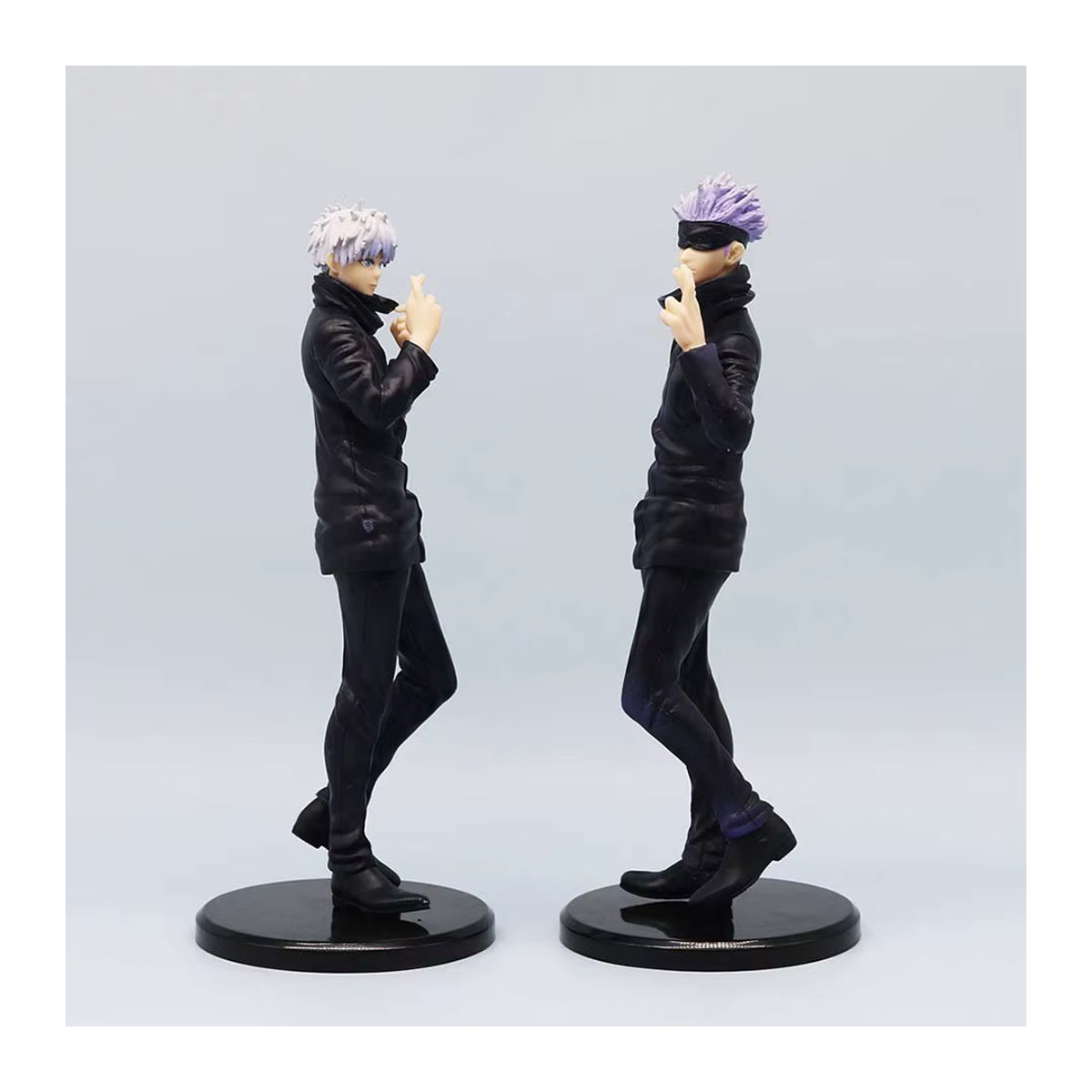 Bandai Jujutsu Kaisen Anime Figur Gojo Satoru Actionfigur aus Kunststoff, Höhe: 21 cm, Schwarz - Bild 2