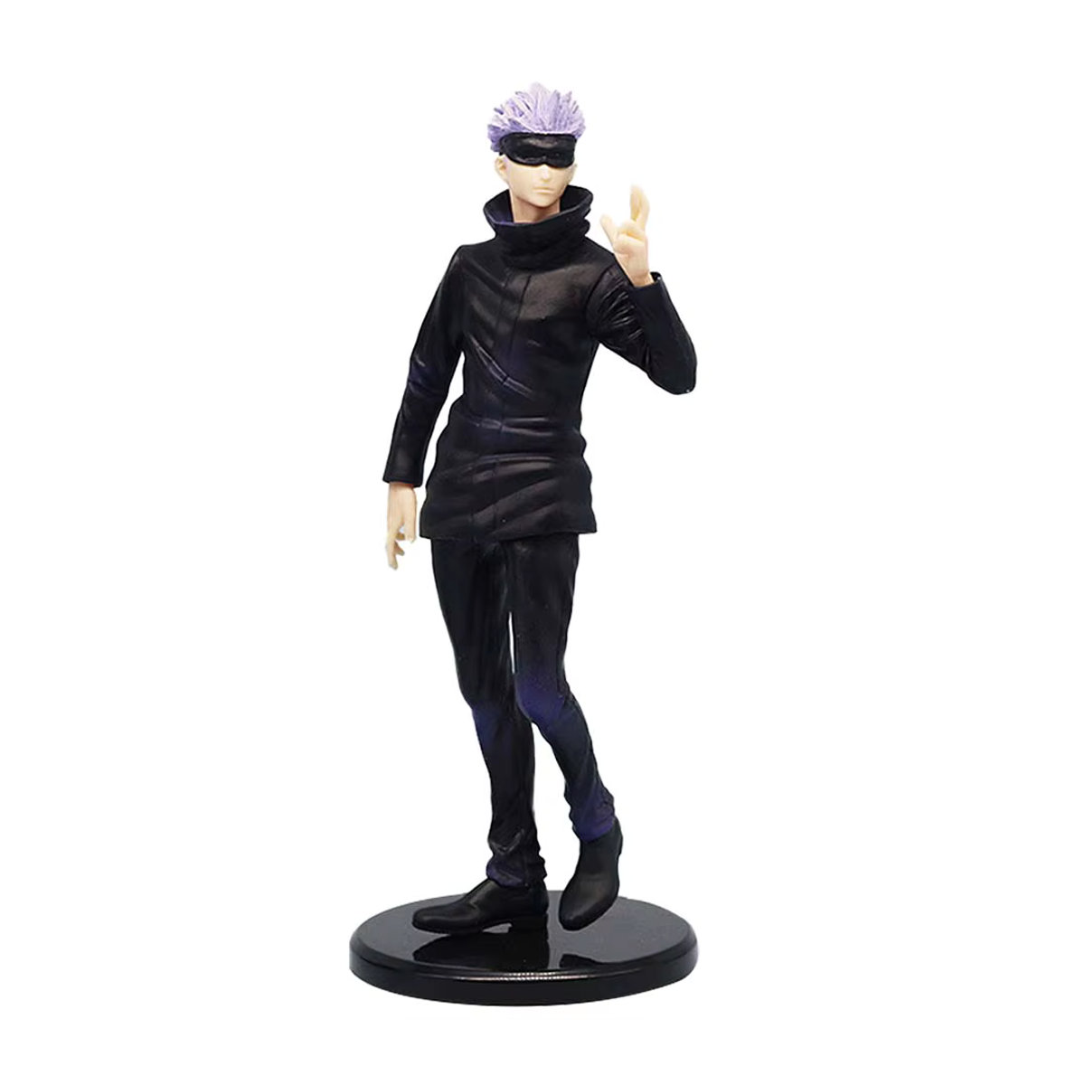 Bandai Jujutsu Kaisen Anime Figur Gojo Satoru Actionfigur aus Kunststoff, Höhe: 21 cm, Schwarz - Bild 6