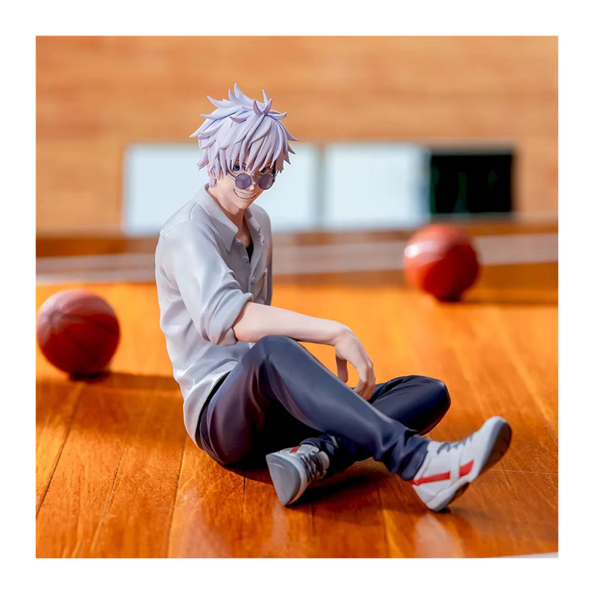 Bandai Jujutsu Kaisen Anime-Figur Gojo Satoru Actionfigur aus Kunststoff, mehrfarbig, Höhe: 110 cm - Bild 2