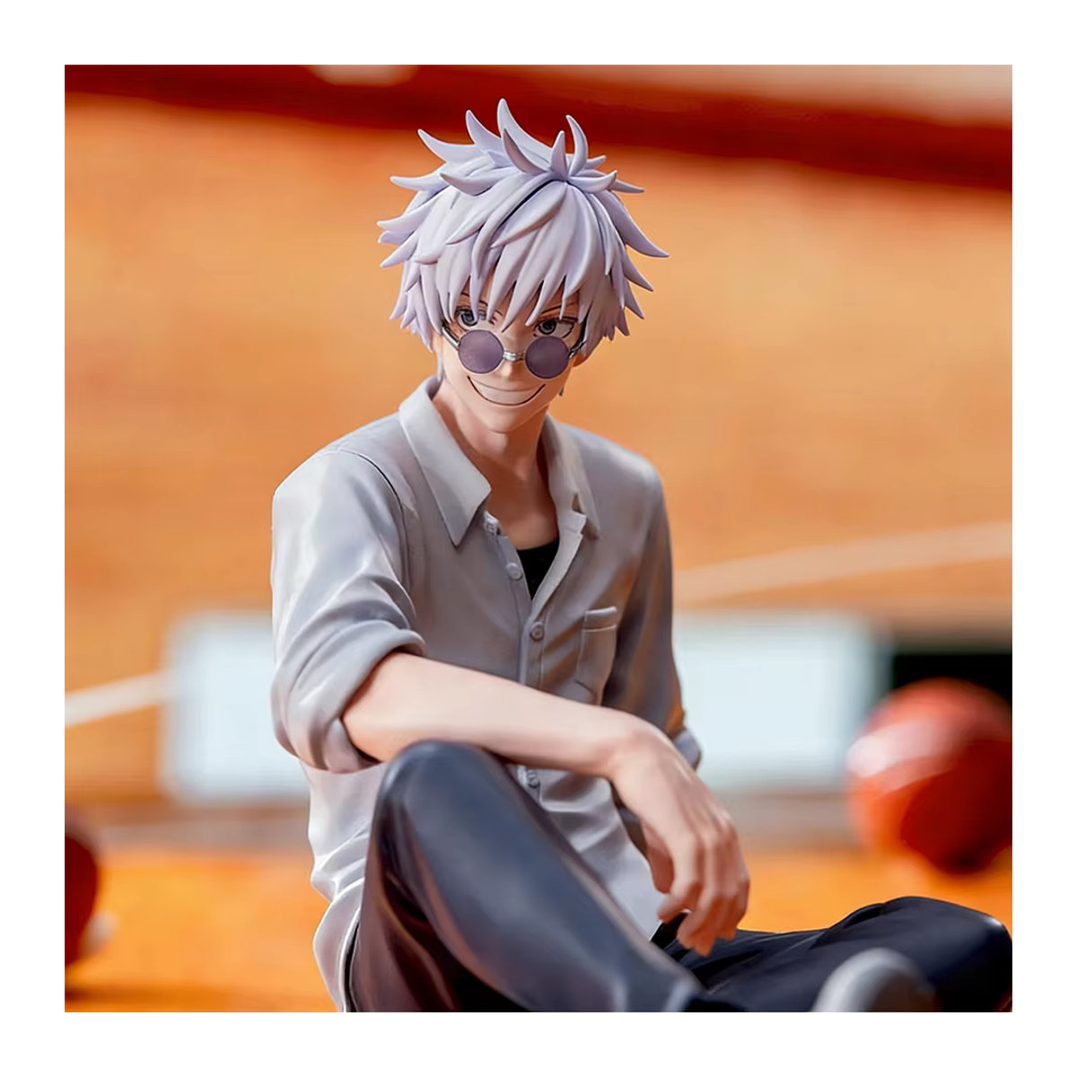 Bandai Jujutsu Kaisen Anime-Figur Gojo Satoru Actionfigur aus Kunststoff, mehrfarbig, Höhe: 110 cm - Bild 3