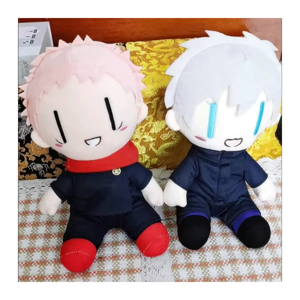 Bandai Jujutsu Kaisen Anime Figur Satoru Gojo, Megumi Fushiguro, Yuji Itadori und Toge Inumaki, mehrfarbig, Höhe: 25 cm - Bild 2