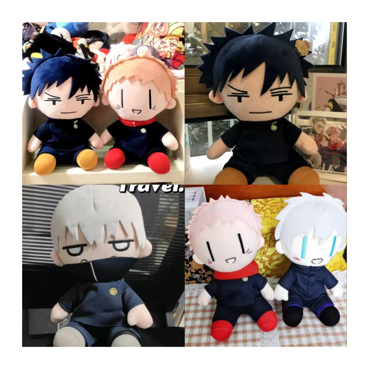 Bandai Jujutsu Kaisen Anime Figur Satoru Gojo, Megumi Fushiguro, Yuji Itadori und Toge Inumaki, mehrfarbig, Höhe: 25 cm - Bild 4