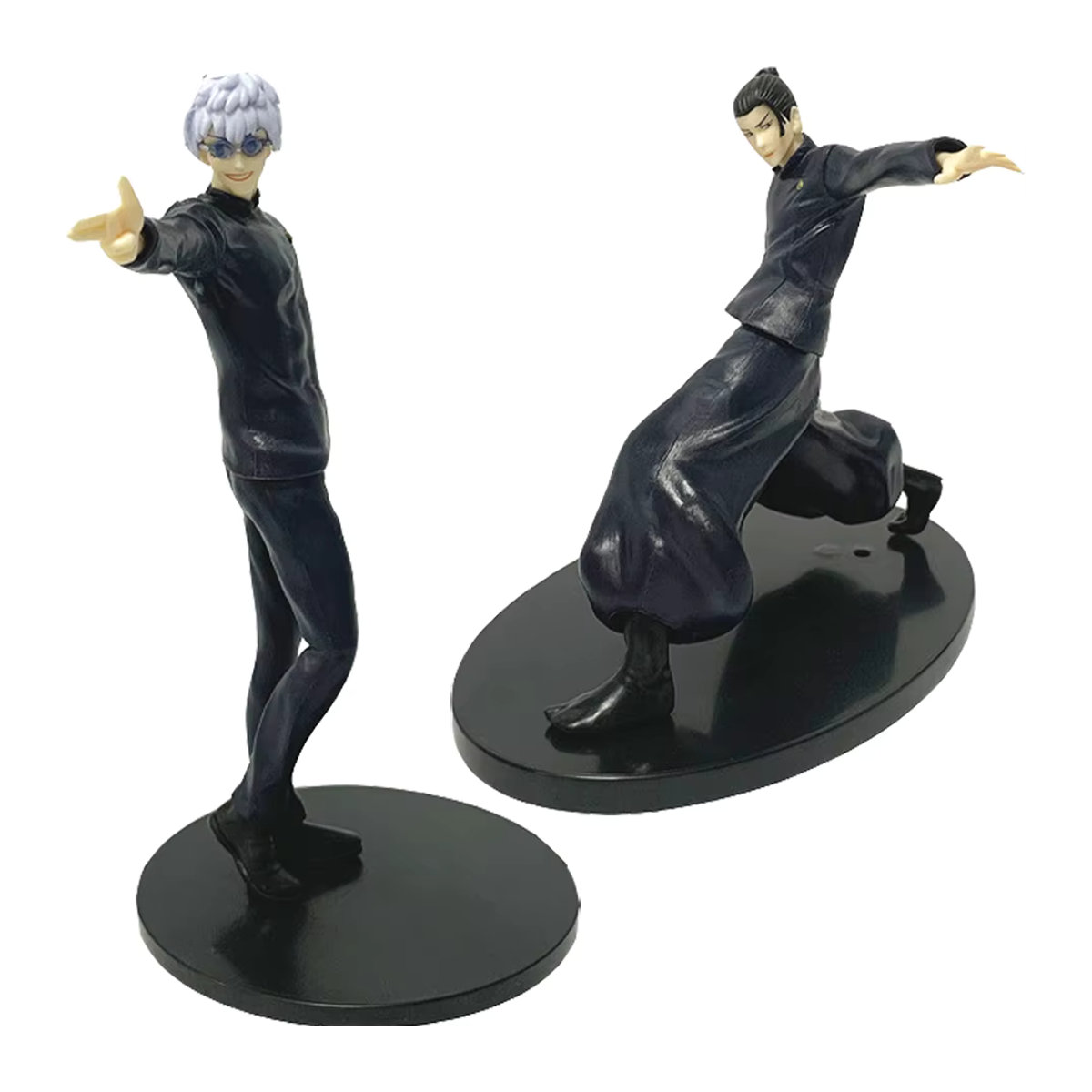 Bandai Jujutsu Kaisen Anime-Figur Satoru Gojo Noodle Stopper Actionfigur aus Kunststoff, Höhe: 18 cm, Schwarz - Bild 2