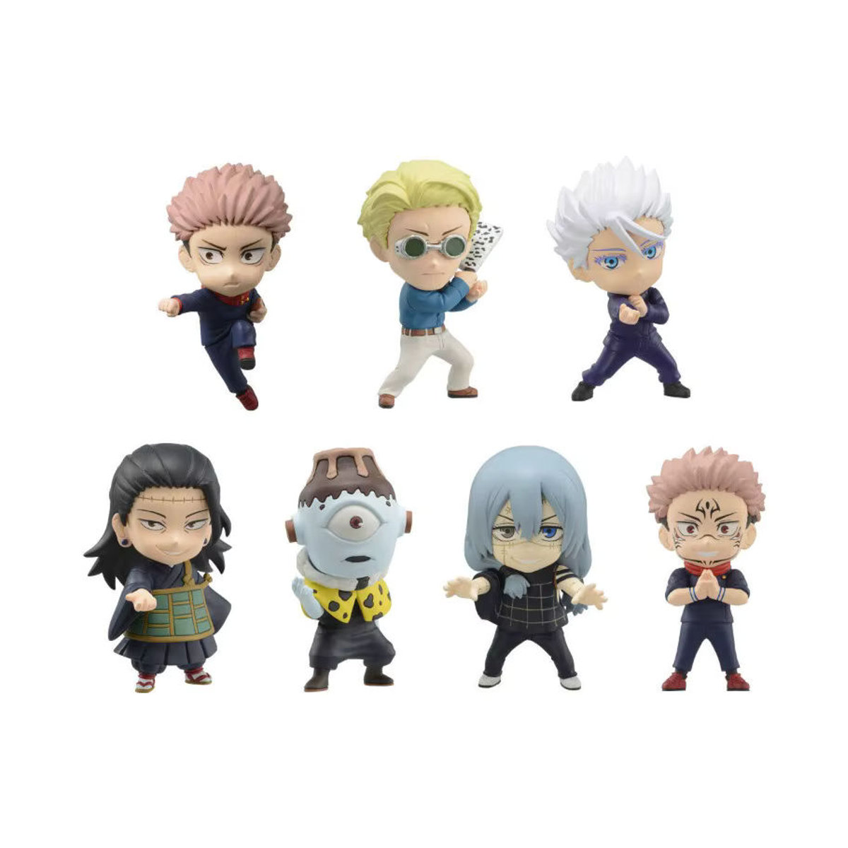 Bandai Jujutsu Kaisen Anime Figuren Itadori Yuji und Nanami Kento aus PVC, mehrfarbig - Bild 2