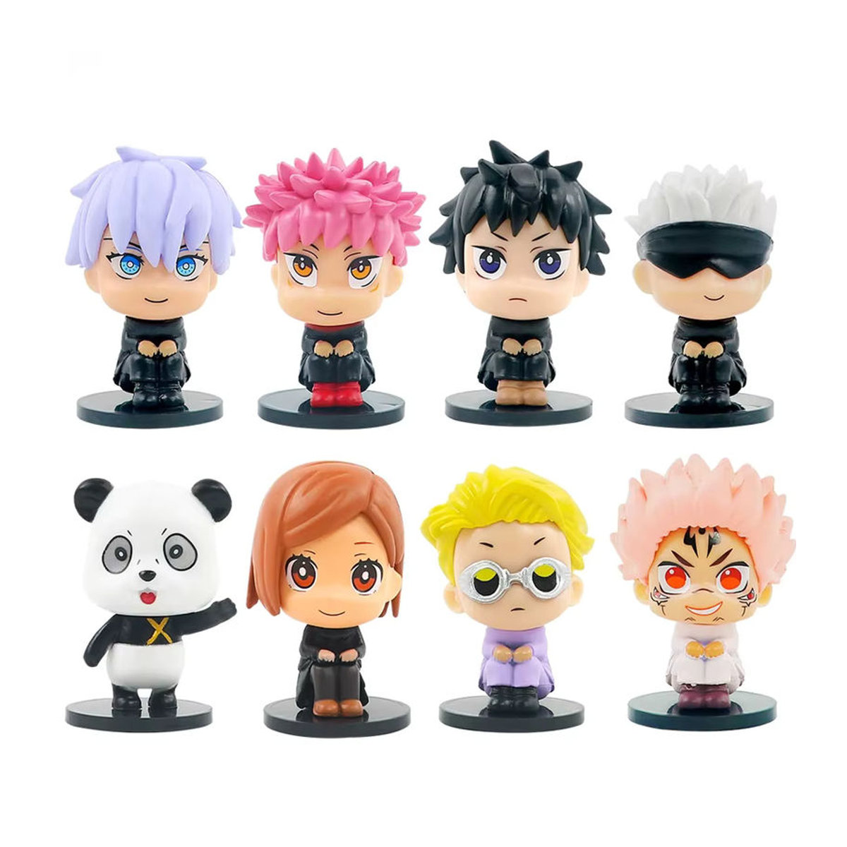 Bandai Jujutsu Kaisen Anime Figuren Set mit Itadori Yuji, Gojo Satoru, Fushiguro Megumi und Kugisaki Nobara aus Kunststoff, mehrfarbig - Bild 7