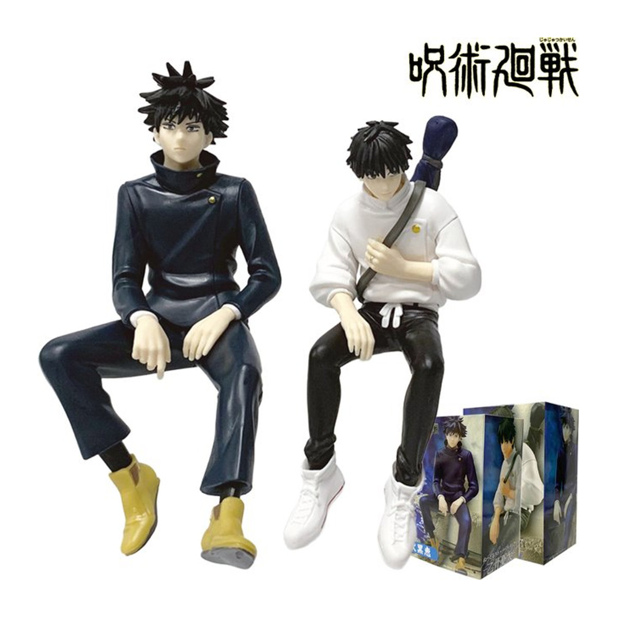 Bandai Jujutsu Kaisen Anime Figuren Set Okkotsu Yuta und Fushiguro Megumi Mehrfarbig - Bild 1