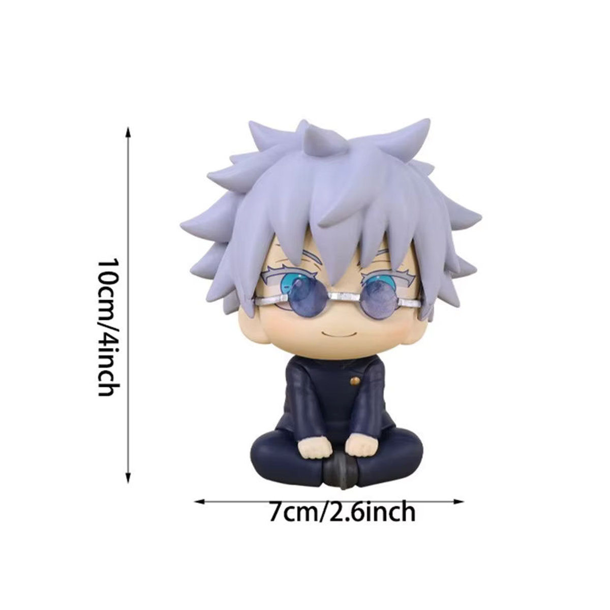 Bandai Jujutsu Kaisen Anime Figuren Set Satoru Gojo und Geto Suguru Q Version aus Kunststoff, mehrfarbig, Höhe: 10 cm - Bild 3